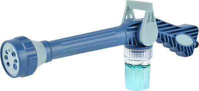 LAZYwindow Water Multi-Function Spray Gun with Built-in Soap Dispenser (8 Spray Pattern) 0.1 L Hand Held Sprayer(Pack of 1)
