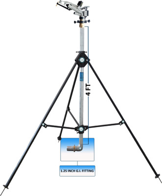 automat Harit 1 inch Rain gun set with stand & 1.25 (GI) type connector for irrigation 100 L Tank Sprayer(Pack of 1)