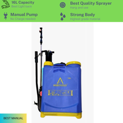 AGM MANUAL SPRAY MACHINE AGRICULTURAL KNAPSACK GARDEN SPRAYER WATER MANUALSPRAYER_17 16 L Backpack Sprayer(Pack of 1)