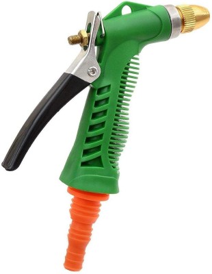 Fulkiza Water Spray Gun With Brass Head for Car Bike Wash, Gardening-Green Spray Gun