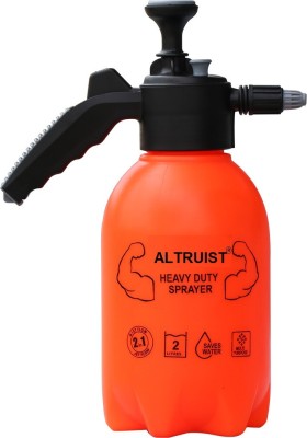 Altruist 2 in 1 Heavy Duty Sprayer Spray Bottle Jet & Mist Sprayer 2 Liter - Pack of 1 (Orange) 2.2 L Hand Held Sprayer