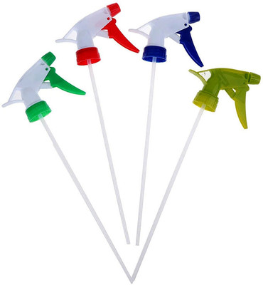 RPS Trigger Spray Bottle Head Spray for Bottle Bottle Sprayer Water Spray Nozzle 1 L Hand Held Sprayer(Pack of 4)