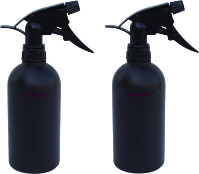 Altruist 500ml Spray Bottle for Multipurpose Sprayer (Black Pack of 2) 0.5 L Hand Held Sprayer