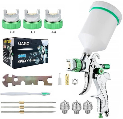 ELEPHANTBOAT Automotive Paint Spray Gun Spray Paint Gun with 1.4/1.7/2m 1 L Hand Held Sprayer(Pack of 8)