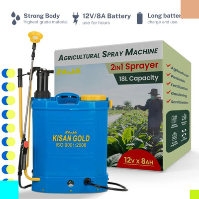 Zappfresh 2 in 1 Spray Machine 12v Battery Sprayer Agriculture spray pump Kheti Spray-438 16 L Backpack Sprayer(Pack of 1)