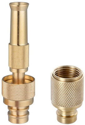 vitambhya Brass Nozzle Water Spray Gun Jet Hose Nozzles Pipe High Pressure Hose Pipe Spray Gun