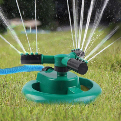 Akshar collection Automatic 360 Rotating Adjustable Lawn Sprinkler, Large Area Coverage Water Sprinklers for Lawns and Gardens (Pack of 1) 1 L Hose-end Sprayer(Pack of 1)