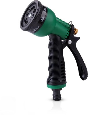 ROOTS & LEAF Garden Hose Spray Gun with 8 Adjustable Water Patterns Hands-Free Lock 1 L Hand Held Sprayer(Pack of 1)