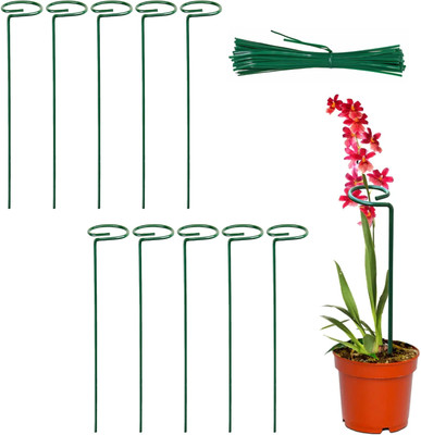 EXALT 46 cm Iron Garden Stake(Pack of 10)