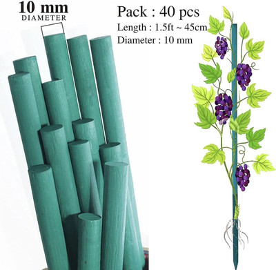Bloomax 45 cm Wooden Garden Stake(Pack of 40)