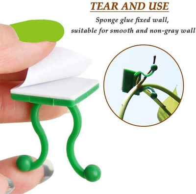 SIDDIVINAYAK CREATION A_30pcs Plant Climbing Wall Clips Self-Adhesive Money Plant Garden Tool Kit(30 Tools)