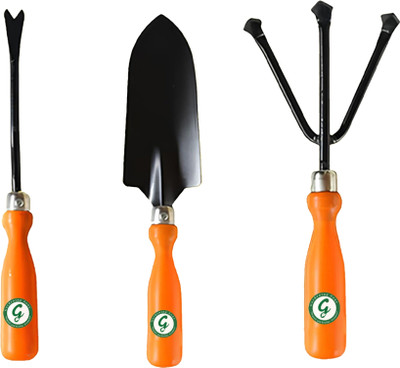 Gardening zone 3-in-1 Garden Tool Set | Trowel, Weeder & Cultivator for Home Use Garden Tool Kit(3 Tools)