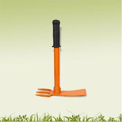 LAKSHCASA Garden Hoe with 3 Prong Hand Tool for Digging, Weeding, Planting & Soil Care Garden Tool Kit(1 Tools)