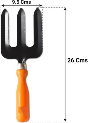 Shield plus Fork Garden Hand Tools for Loosening and Turning Over The Potting Soil Mix Garden Tool Kit(1 Tools)