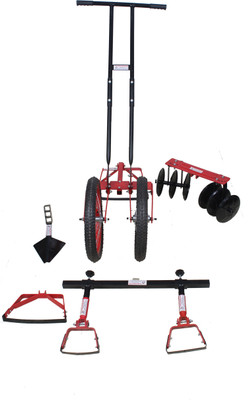 Global Nature Agro double wheel harrow complete set Garden Tool Kit(4 Tools)