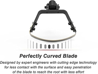 Agriezy Smart Hoe - Heavy duty Hand Weeder 8 inch blade with 5 feet handle V1 Garden Tool Kit(1 Tools)