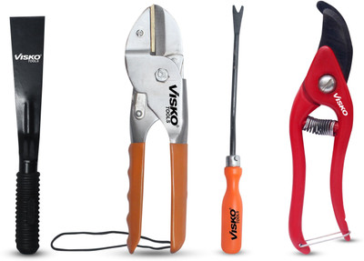 VISKO 660 Garden Tools Set With 4 Pieces Garden Tool Kit(4 Tools)