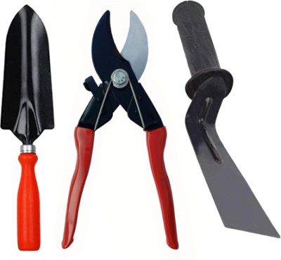 Unique Collection Hub Gardening Tools Set –Small Trowel Pruner and khurpi Garden Tool Kit(3 Tools)