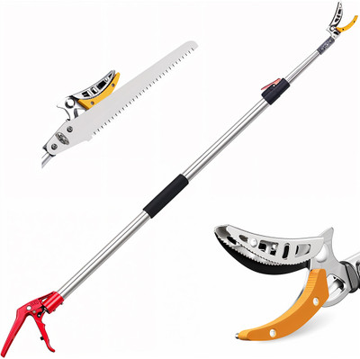 SERPLEX Extendable Tree Pruning Trimmer 5.9-9.8ft Telescopic Saw Garden Tool Kit(1 Tools)