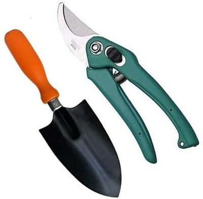 Robux Garden Tool Set - 2 Pcs (Big Trowel, Pruner Cutter) Gardening Tools Kit Garden Tool Kit(2 Tools)