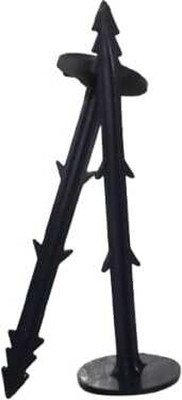 HHBR Weedmat Nail-Garden Lawn Stakes 6 inch Landscape Anchors Pegs for Weed mat/Mulch Garden Tool Kit(50 Tools)