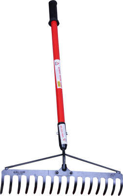 Global Nature Agro Garden Rake 16 teeth With-out Handle Heavy duty Garden Tool Kit(1 Tools)
