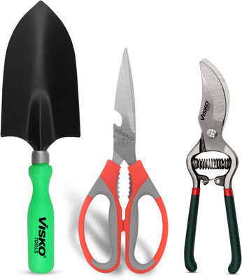 VISKO 649 Garden Tools Set With 3 Pieces Garden Tool Kit(3 Tools)