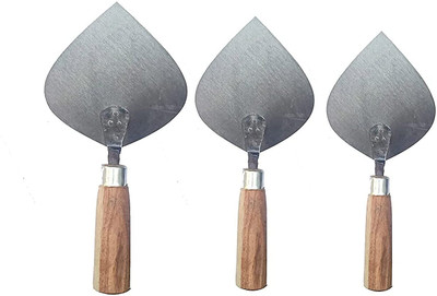 Sage Tools Set of 3 Karni/Kanni (Small, Medium, Large) | Karni Tools for Plaster Garden Tool Kit(3 Tools)