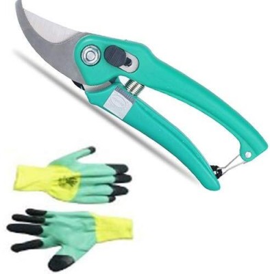 IBEX Garden Pruner with Multipurpose Gardening Gloves Garden Tool Kit(2 Tools)