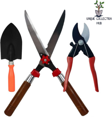 Unique Collection Hub Hedge shear with Double cut cutter and big trowel garden tools Garden Tool Kit(2 Tools)