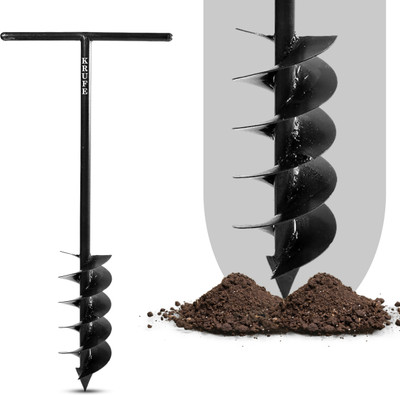 krufe Heavy Duty Post Hole Hand Auger Garden Tool Kit(1 Tools)