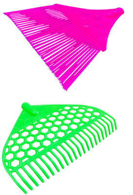Q8 Twinkle Replaceable Plastic Garden Rake & Broom|Leaf Rake & Leaf Broom Combo Garden Tool Kit(2 Tools)