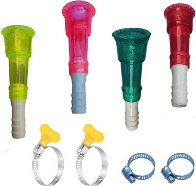 ESEKSAFAR Garden tools 4pcs Tap Connector & 4pcs Pipe Clips (Pack of 8) Garden Tool Kit(8 Tools)