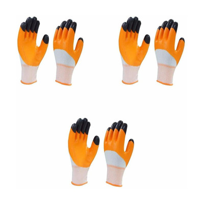 RBGIIT Nylon And Rubber Material Sport Gloves Speical Women & Men S-56 Gym & Fitness Gloves(Multicolor)