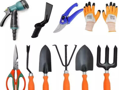 AGT 0 Pcs Gardening Tools Set for Home,Quality Gardening Work Kit Garden Tool Kit(10 Tools)