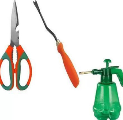 psricca enterprises Gardening Tool Kit Set of 2 Garden Scissor Shears Pruner Garden Tool Kit(6 Tools)