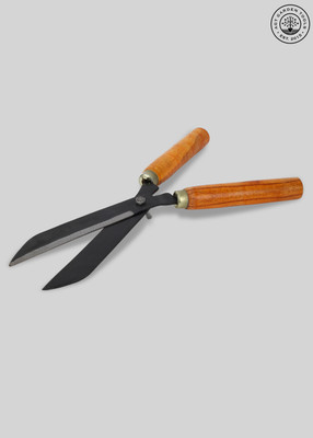 AGT Hedge Shear With Wooden Handle { 10 Inch } Garden Tool Kit(1 Tools)