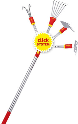 WOLF GARTEN Zmi15 Multi-Change Lightweight Aluminium Handle Garden Tool Kit(1 Tools)