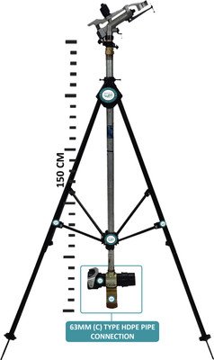 automat HT40G PENGUIN 1.25INCH RAIN GUN COMPLETE SET WITH HDPE C TYPE 63MM CONNECTOR Garden Tool Kit(6 Tools)