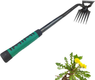 HASTHIP Weeder Hand Tool 40cm Garden Weeding Tool Steel 6-Claws Weeder Hand Tool Garden Tool Kit(1 Tools)