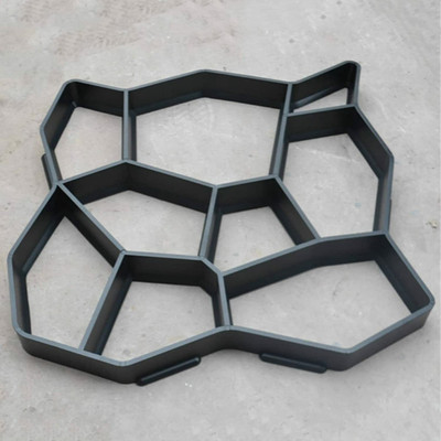 COSKIRA Walk Maker Concrete Molds Plastic Paving Moulds Path Maker Mold for Tile Garden Tool Kit(1 Tools)
