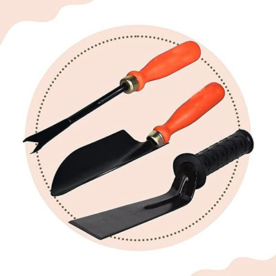 Unique Collection Hub Trowel Khurpi and Weeder Garden Tool Kit Garden Tool Kit(3 Tools)