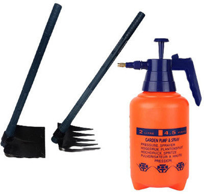 GREEN TOUCH Agriculture Hoe, Garden Hoe, Agricuture Tool,Garden Tool With Unbreakable Handle Garden Tool Kit(5 Tools)