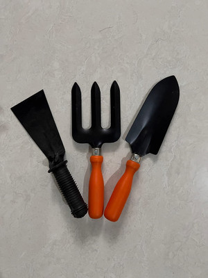 IBEX Tool kit for Gardening Set of 3 - Trowel, khurpa and Fork Garden Tool Kit(3 Tools)