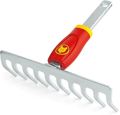 WOLF GARTEN Multi Star Soil Rake without Handle (DS-m 19, Silver) Garden Tool Kit(1 Tools)