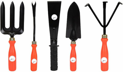CRAFTY COTTAGE Garden Tools Kit Set of 5 Trowel Hand Digging Tools Garden Tool Kit(5 Tools)