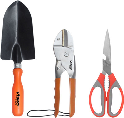 VISKO 656 Garden Tools Set With 3 Pieces Garden Tool Kit(3 Tools)