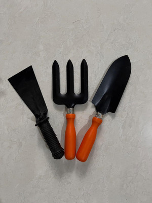 ERIN Gardening Set of 3 - Trowel, khurpa and Fork Garden Tool Kit(3 Tools)