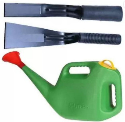 AGT Watering Can, and 1 Inch Khurpa Garden Tool Kit(2 Tools)
