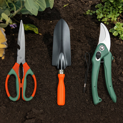 Cinagro Pruning Shears, Garden Trowel, and Gardening Scissors, Gardening Kit_Combo 11 Garden Tool Kit(3 Tools)